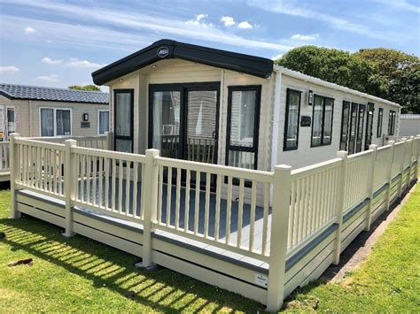 Luxury Static Caravan For Sale With Decking And Sea Views In Minehead