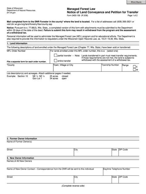 Wisconsin Mfl Land List Fill Out And Sign Online Dochub