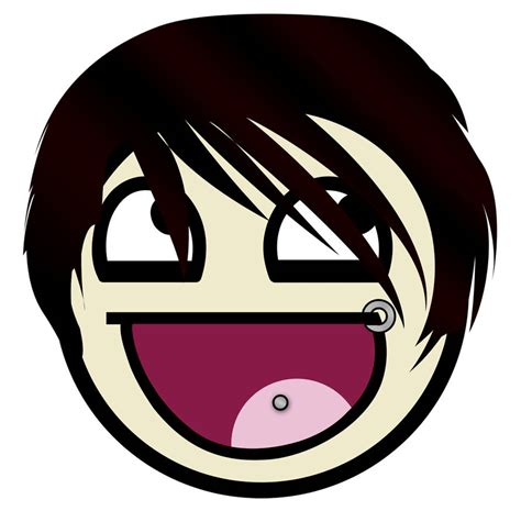 Emo Awesome Smiley By E Rap On Deviantart