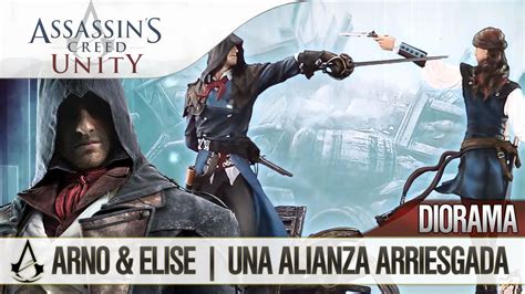 Assassin S Creed Unity Figura Diorama Arno Elise Una Alianza