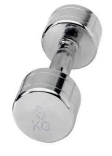Fixed Weight Fitrxx Gym Steel Crome Dumbbell 2 Kg To 50 Kg At Rs 90kg