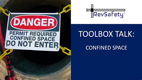 Toolbox Talk Confined Space Youtube