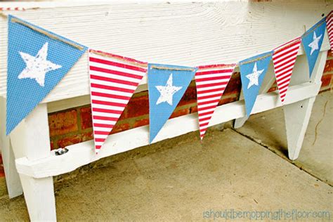 Free Patriotic Banner Printable I Should Be Mopping The Floor