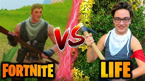 Fortnite Dans La VRAIE VIE YouTube