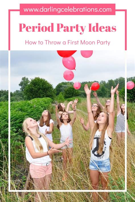 period party ideas how to throw a first moon party first moon party period party moon party