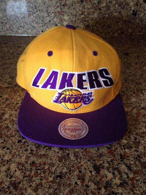 Los Angeles LA Lakers Hat Mitchell Ness Snapback Cap Basketball NBA | Lakers hat, La lakers, Lakers