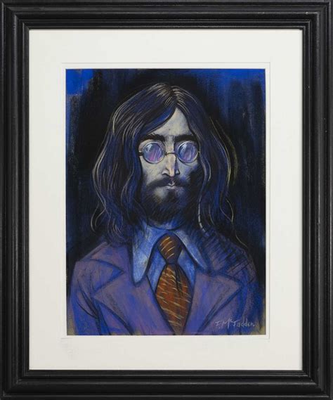 lot 178 john lennon a pastel by frank mcfadden