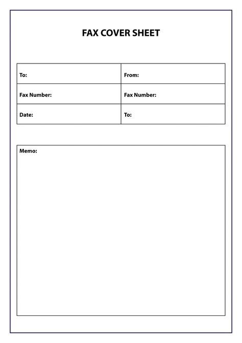 Free Basic Fax Cover Sheet Template Pdf And Word