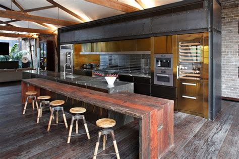 For example it can be your kitchen island. 59 Cool Industrial Kitchen Designs That Inspire - DigsDigs