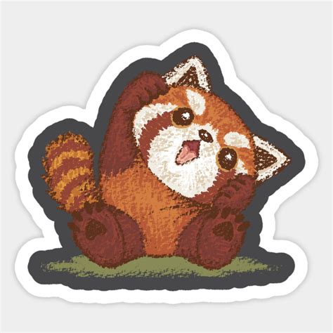 Cute Red Panda Panda Sticker Teepublic