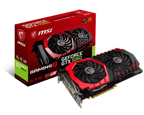 Overview Geforce Gtx 1060 Gaming X 6g Msi Global