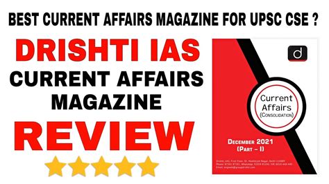 Drishti Ias Current Affairs Magazine Review Best Current Affairs
