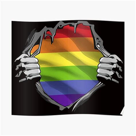 gay pride lgbt gay inside lgbtq poster for sale by adamle87 redbubble