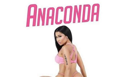 nicki minaj shares sexy new anaconda pic and a simpsons spoof entertainment tonight