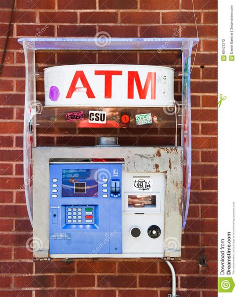 Typical ATM In New York Editorial Photography Image Of United 60428272