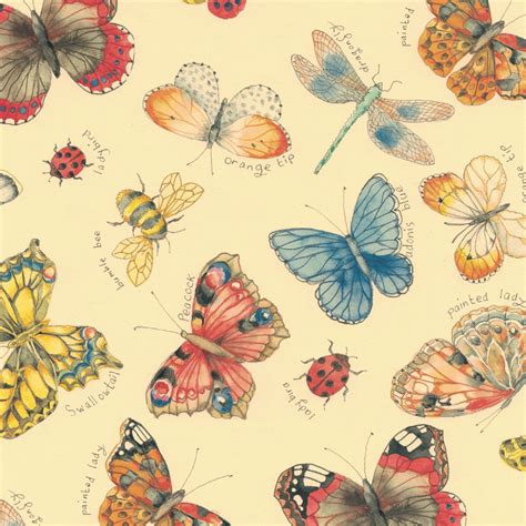 Butterflies Wrapping Paper 2 Sheets 20x27