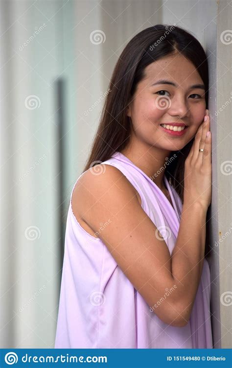 Filipina Female And Happiness Bonito Foto De Archivo Imagen De