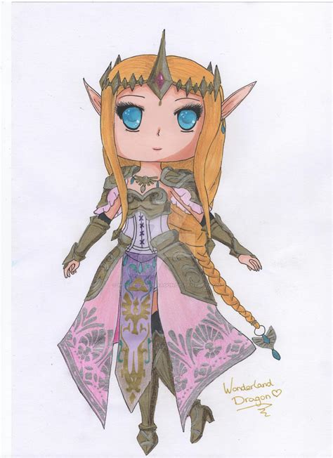 Zelda Hyrule Warriors Chibi By Wonderlanddragon On Deviantart