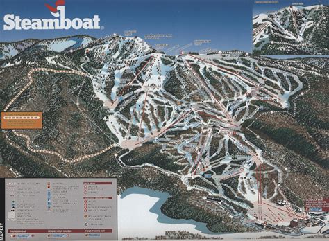 Sonstige Two Recent Steamboat Springs Trail Maps