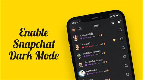 How To Enable Dark Mode In Snapchat Youtube