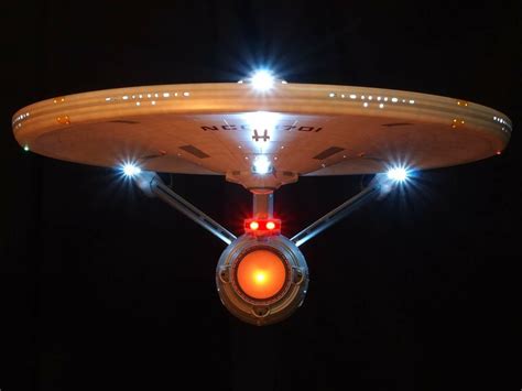Lighted Led Model Uss Enterprise Ncc 1701 Movie Version Star Trek