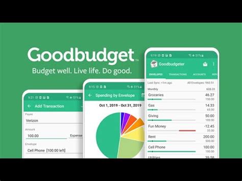 The most basic budget apps typically connect with your financial accounts, track spending and categorize expenses so you can see where your money is going. Goodbudget: Best Budgeting App for Android - YouTube