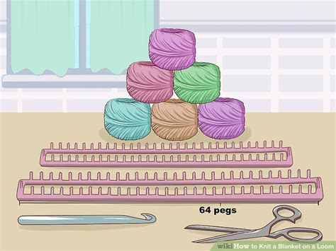 How To Knit A Blanket On A Loom With Pictures Wikihow