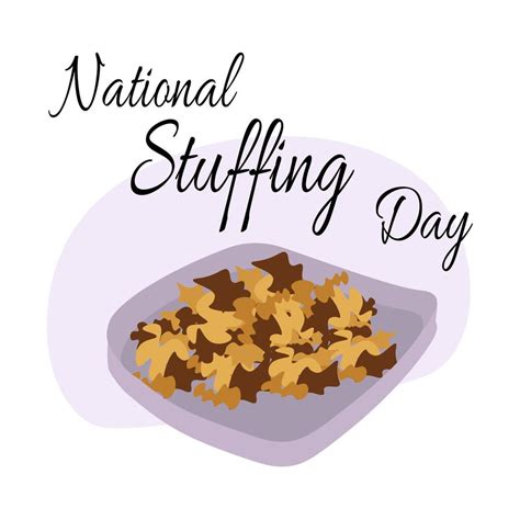 National Stuffing Day Idea For Poster Banner Flyer Or Postcard