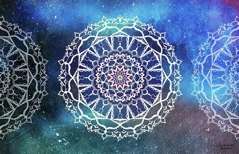 Mandala Of Universe Digital Art By Sandra Petra Pintaric