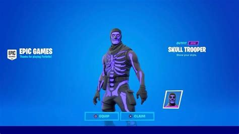 Purple Skull Trooper Is Back Fortnitemares 2020 Og Skin Fortnite