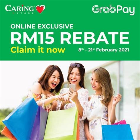 Caring Pharmacy Online Rm15 Rebate Promotion With Grabpay 8 Feb 2021