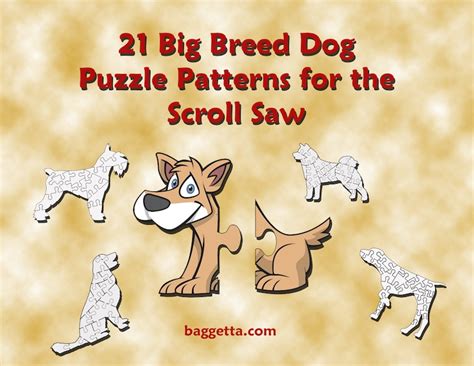 21 Big Breed Dog Puzzles Patterns For The Scroll Saw Etsy