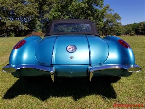 1958 Chevrolet Corvette Regal Turquoise Pro Touring Original Body 58