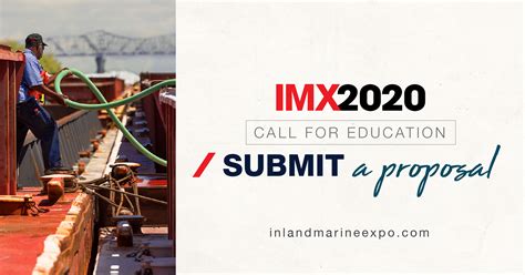 Imx 2020 Education Session Proposal Application Inland Marine Expo 2022