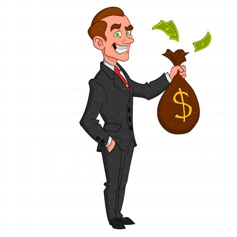 Businessman Cartoon Png Free Logo Image