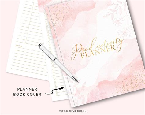Productivity Planner Printable Daily Weekly Monthly Planner Bundle