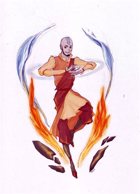 Fanart Aang Avatar Atla Fan Art Korra Tlok Past Avatars