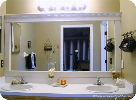 Large Bathroom Mirror Framed Дом Идеи для дома Хорошие идеи