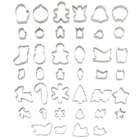 Wilton 40 Piece Holiday Cookie Cutter Set In Silver Bed Bath And