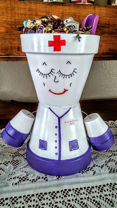 Here's our list of the best gifts for nurses for nurse's week, holidays, or any time of the year. No comment | Clay pot crafts, Clay pot projects, Flower ...