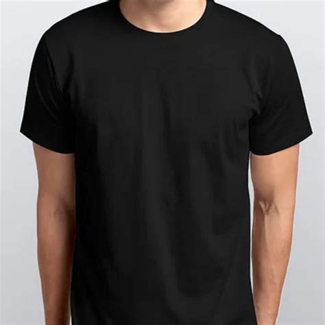 Men Black Plainbasic Round Neck T Shirt Rs 179 Inkisthan Id