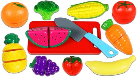 Learn Fruit And Vegetable Names For For Children And Babies Toy Velcro