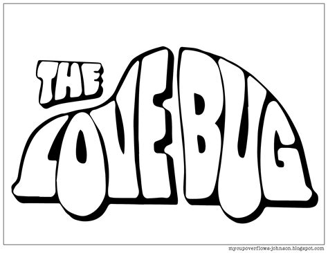 The Love Bug Love Bugs Classic Movies Coloring Pages