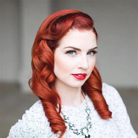 Easy Retro Long Hairstyle
