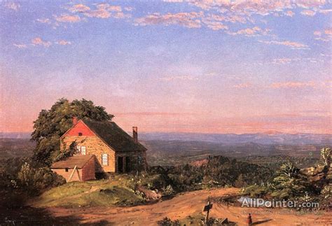 Frederic Edwin Church Twilight In The Adirondacks Oil Painting