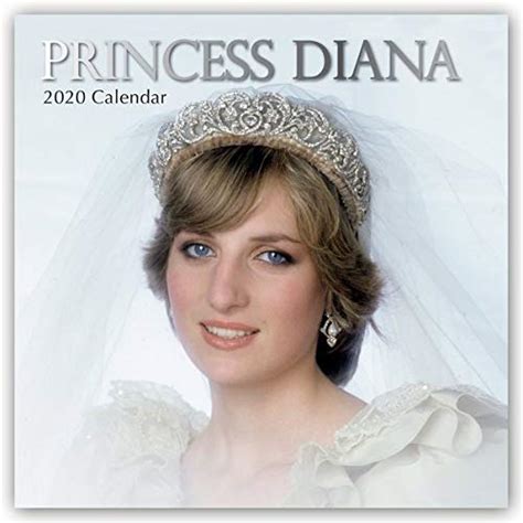 Princess Diana 2020 Square Wall Calendar New Paperback Book