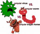 Computer Virus Vs Worm Images