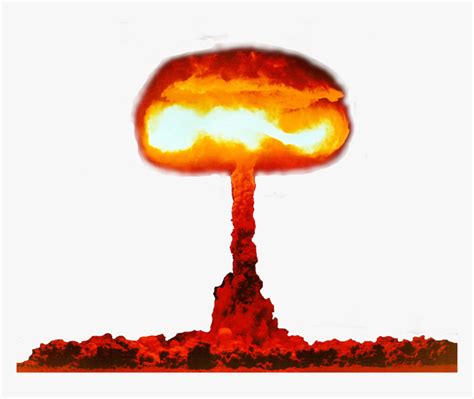 Transparent Nuclear Bomb Clipart Nuclear Bomb Explosion Png Png