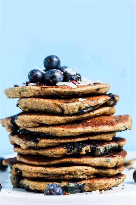 Blueberry Vegan Protein Pancakes Gluten Free Bobs Red Mills