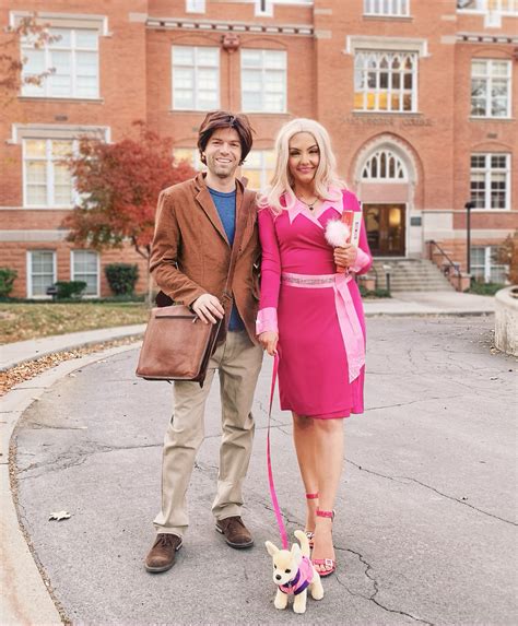 Legally Blonde couples costume, Elle Woods and Emmett
